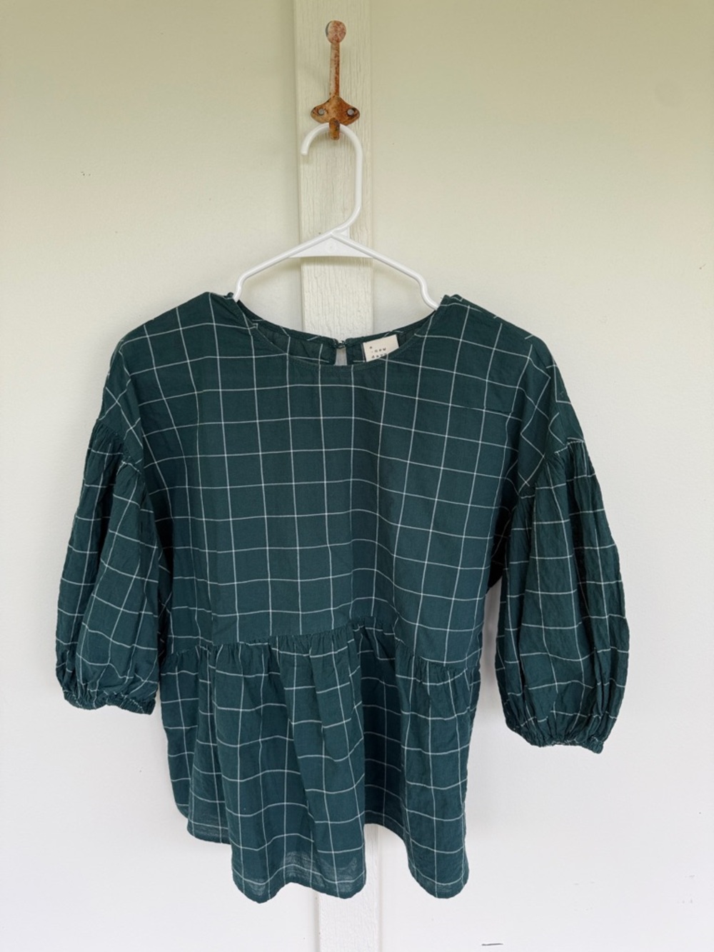 A New Day green blouse